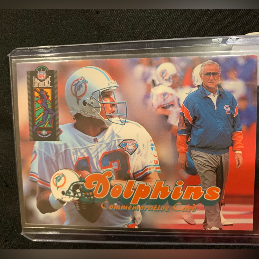 Miami Dolphins Super Bowl XXIX comemaritive card
